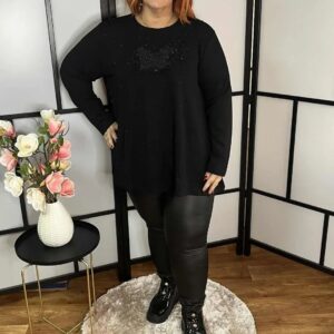 Egyedi és különleges kövekkel díszített pillangó mintás török felső