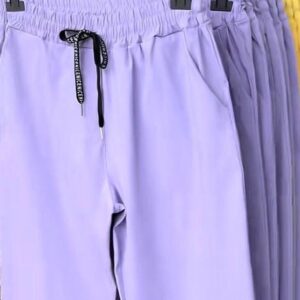 Olasz extra rugalmas anyagból készült vászon nadrág fekete színben