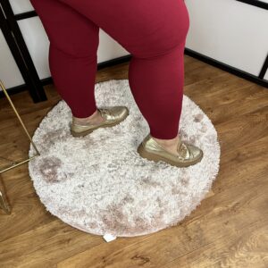 Bambusz leggings magasított derékrésszel bordó színben