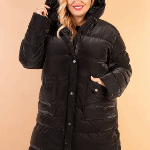 Török matt fekete kapucnis kabát