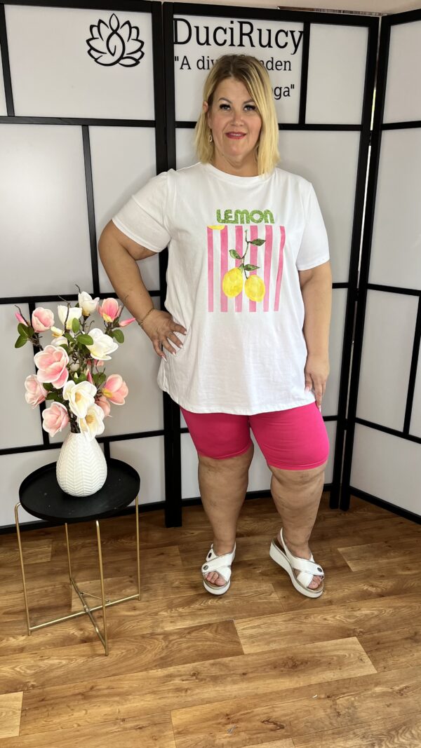 Török pamut anyagból készült szuper biciklis nadrág/térd leggings pink színben