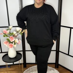 VM pamut szabadidő együttes fekete színben