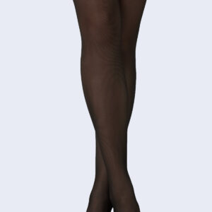 PLUS SIZE 40 denes üvegszálas, derékban erősített harisnyanadrág fekete színben